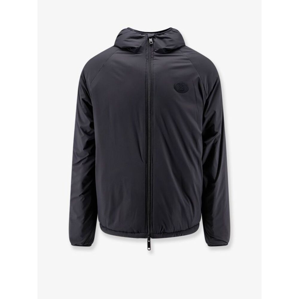 Burberry Men Dunwich Nylon Jacket With Ekd Patch